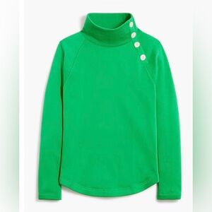 J.Crew Factory wide button-collar pullover sweatshirt